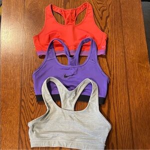 Assorted | Nike/Puma Women's Size S Sports Bra Lot Red, Purple, Gray